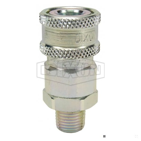1-1/4 V COUP, 1-1/4 M-NPTF STEEL